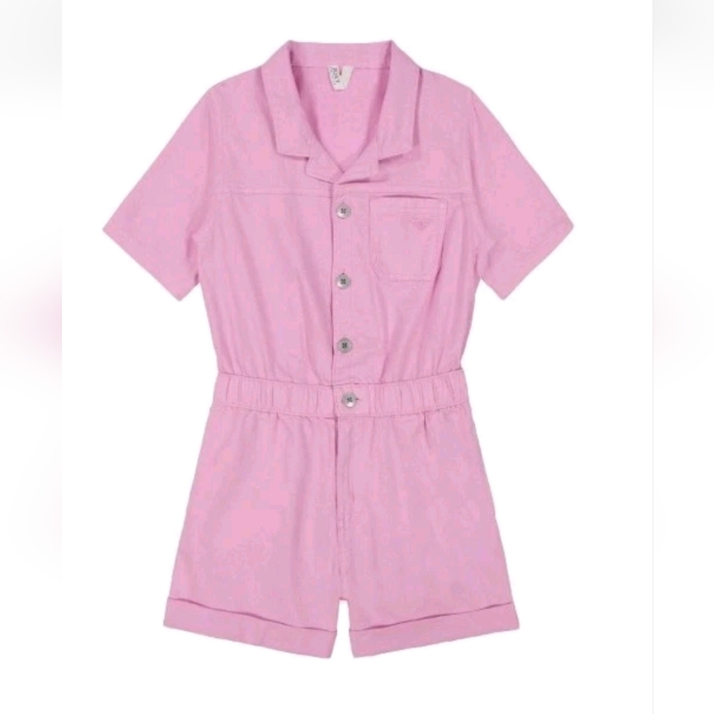 Roxy Boiler Shorts Jumpsuit Romper Girls Large Lilac NWT